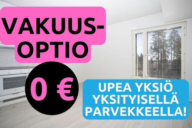 Vuokra-asunto Kuopio Saaristokaupunki Yksiö