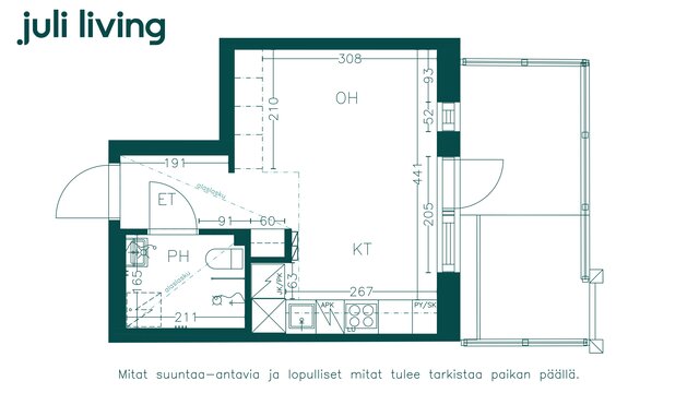 Vuokra-asunto Espoo Niittykumpu Yksiö