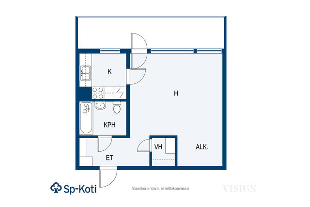 Vuokra-asunto Imatra Imatrankoski Yksiö