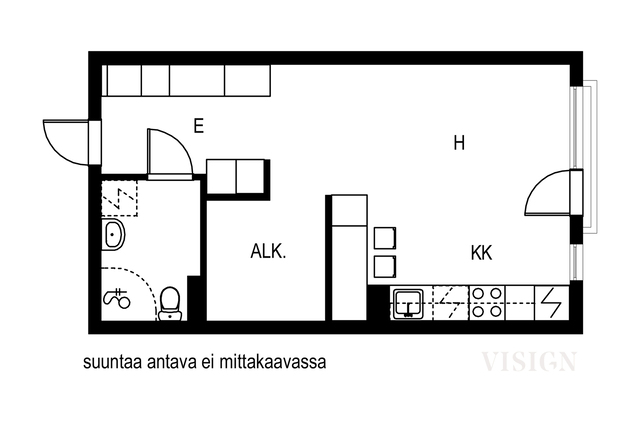 Vuokra-asunto Lappeenranta Keskus Yksiö