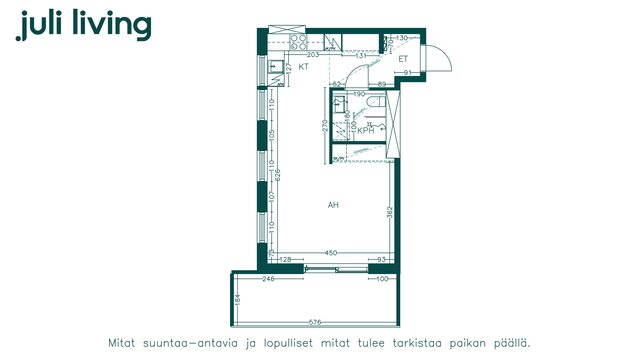 Vuokra-asunto Helsinki Herttoniemi Yksiö