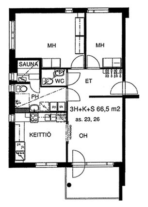 Asumisoikeusasunto Tampere Lintulampi 3 huonetta