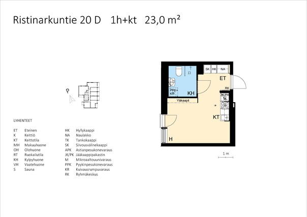 Vuokra-asunto Tampere Janka Yksiö Julkisivukuva