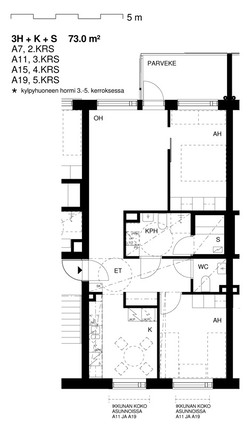 Asumisoikeusasunto Helsinki Vartiokylä 3 huonetta