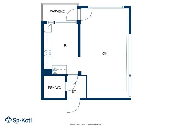 Vuokra-asunto Kouvola Keskusta Yksiö