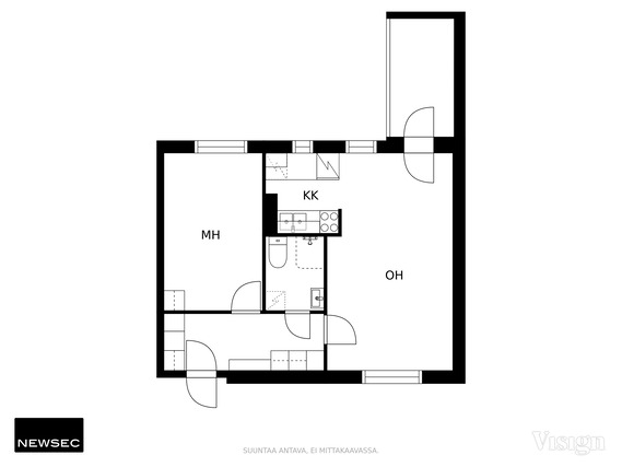 Rental Kirkkonummi Finnsbacka 2 rooms Kampanja