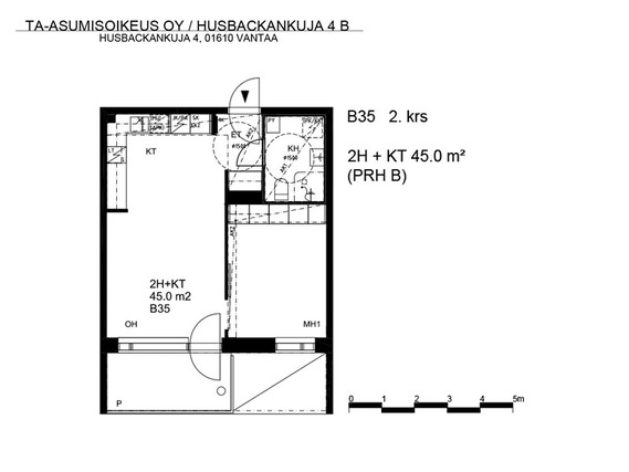 Asumisoikeusasunto Vantaa Kaivoksela Kaksio