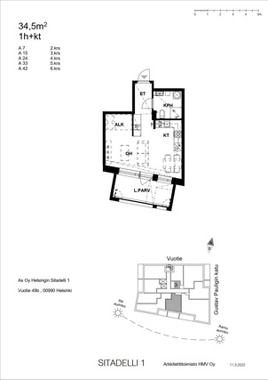 Rental Helsinki Vuosaari 1 room -