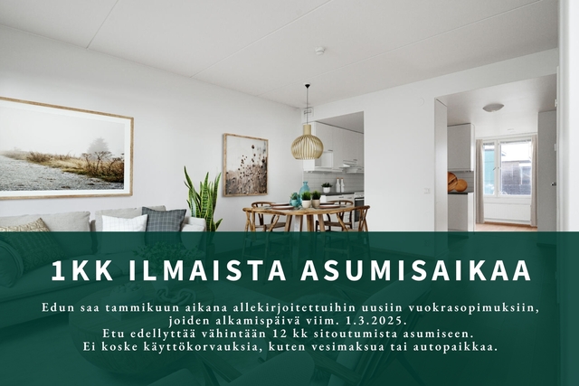 Rental Espoo Suurpelto 3 rooms