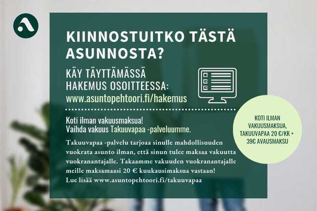 Vuokra-asunto Kajaani Otanmäki 3 huonetta