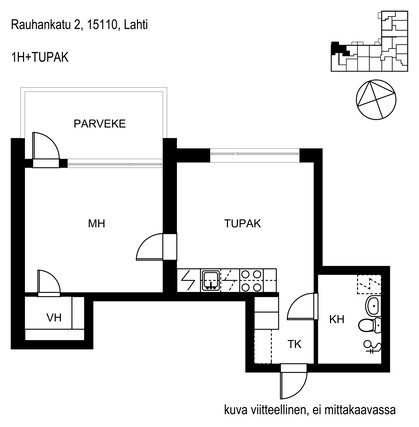 Vuokra-asunto Lahti Keskusta Kaksio QR-koodista pääset tutustumaan Rauhankadun asukastarinoihin ja aistimaan tunnelmaa!