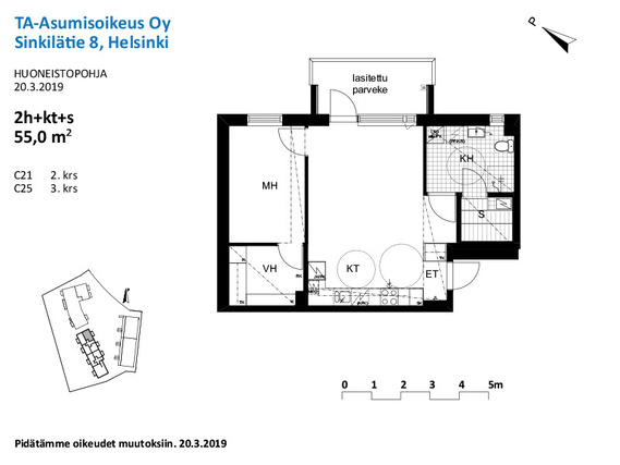 Asumisoikeusasunto Helsinki Mellunkylä Kaksio