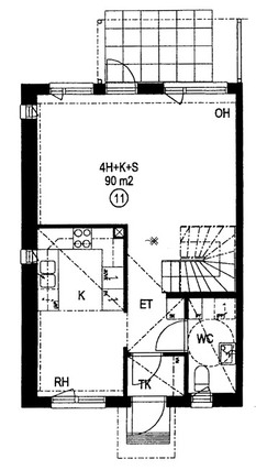 Asumisoikeusasunto Jyväskylä Palokka 4 huonetta