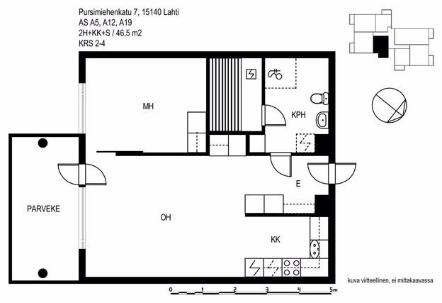 Rental Lahti Ruoriniemi 2 rooms