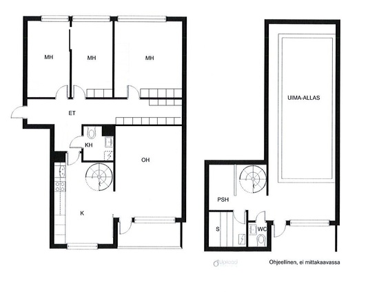 Vuokra-asunto Jyväskylä Keskusta 4 huonetta Yleiskuva