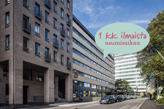 Rental Helsinki Taka-Töölö 1 room KAMPANJA