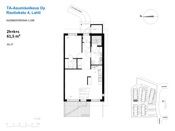 Asumisoikeusasunto Lahti Ahtiala Kaksio