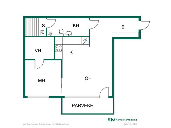 Rental Joensuu Keskusta 2 rooms