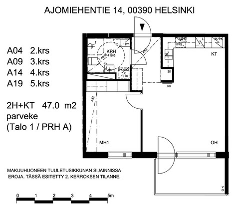 Asumisoikeusasunto Helsinki Konala Kaksio