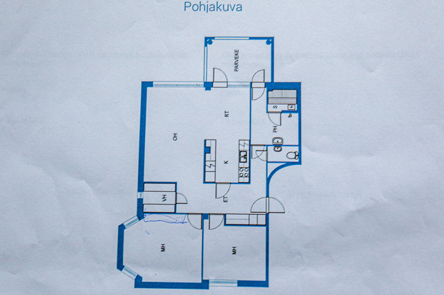 Vuokra-asunto Espoo Olari 3 huonetta