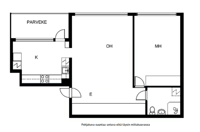 Rental Espoo Tapiola 2 rooms