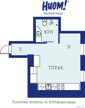 Vuokra-asunto Mikkeli Keskusta Yksiö