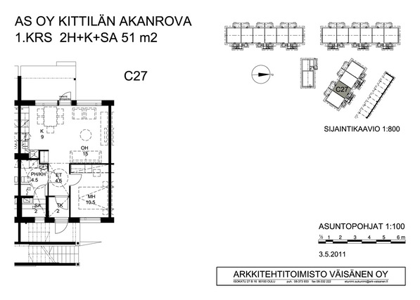 Vuokra-asunto Kittilä Sirkka Kaksio