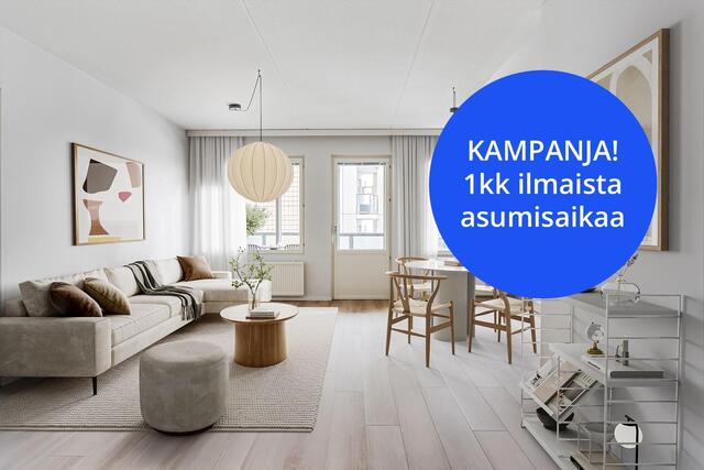 Vuokra-asunto Vantaa Myyrmäki 3 huonetta