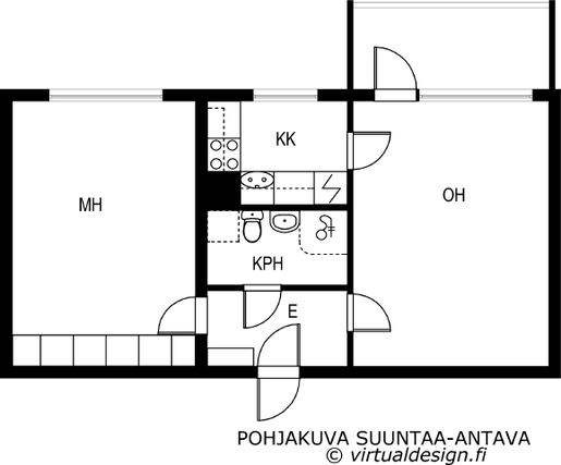 Vuokra-asunto Jämsä Halli Kaksio