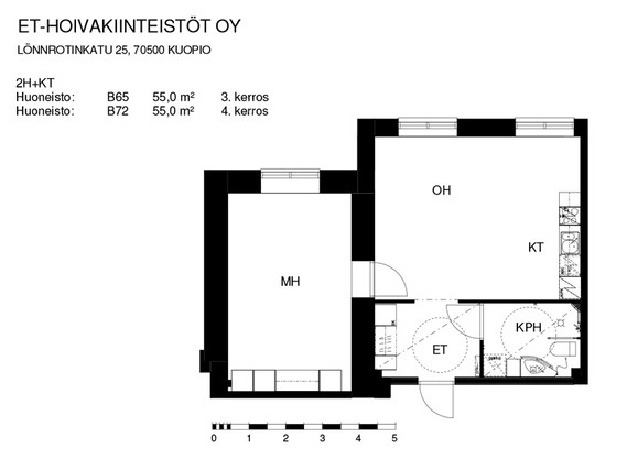 Vuokra-asunto Kuopio Männistö Kaksio