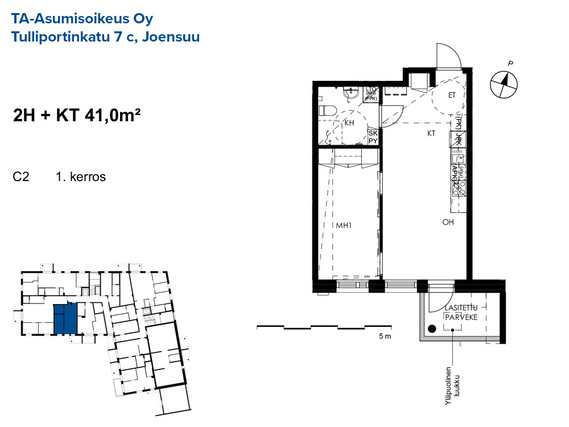 Asumisoikeusasunto Joensuu Otsola Kaksio