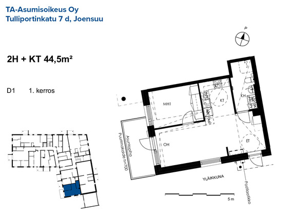 Asumisoikeusasunto Joensuu Otsola Kaksio