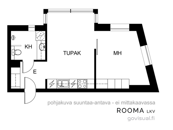 Vuokra-asunto Tampere Ratina Kaksio