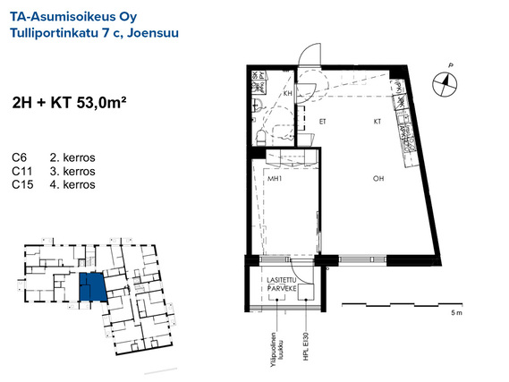 Asumisoikeusasunto Joensuu Otsola Kaksio