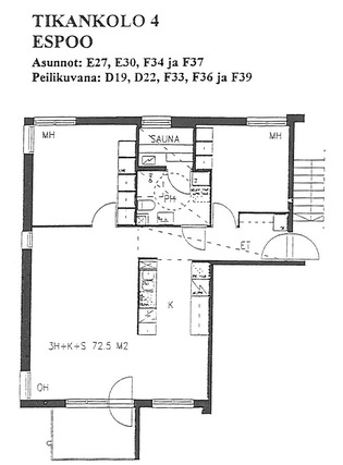 Asumisoikeusasunto Espoo Leppävaara 3 huonetta