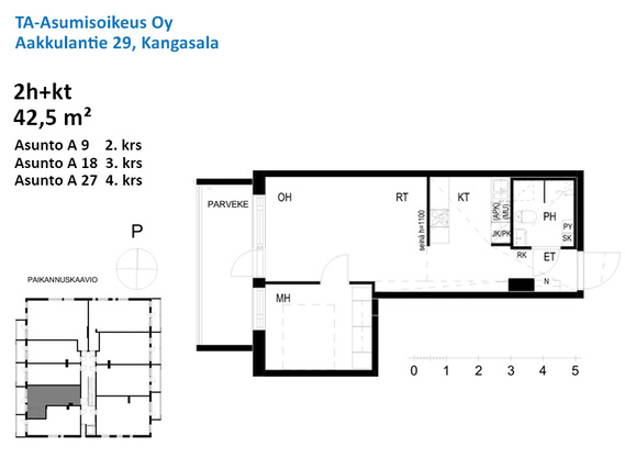 Asumisoikeusasunto Kangasala Lentola Kaksio