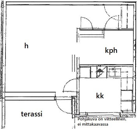 Vuokra-asunto Valkeakoski Sointula Yksiö Yleiskuva