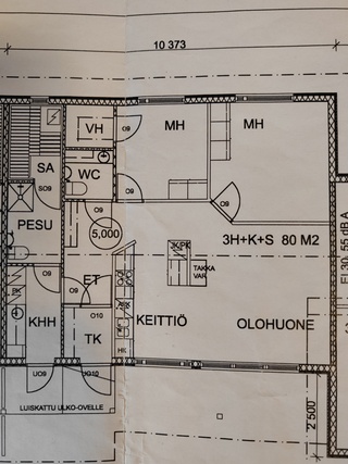 Vuokra-asunto Pori Tuorsniemi 3 huonetta Sisäänkäynti / terassi