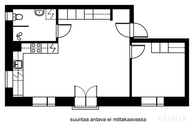 Vuokra-asunto Porvoo Länsiranta Kaksio -