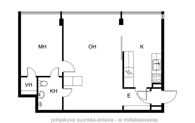 Vuokra-asunto Riihimäki Keskusta Kaksio