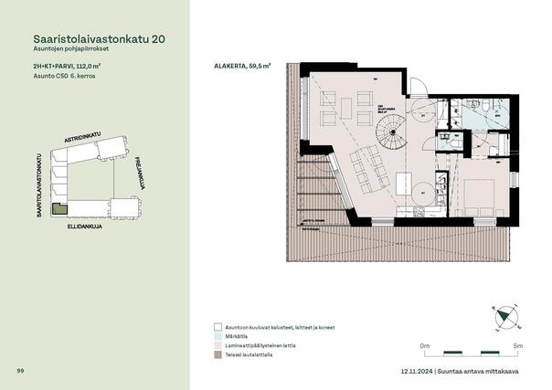 Asumisoikeusasunto Helsinki Kruunuvuorenranta Kaksio