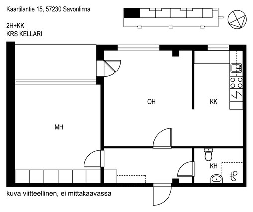 Vuokra-asunto Savonlinna Nätki Kaksio Kampanja