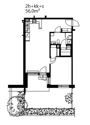 Rental Helsinki Herttoniemenranta 2 rooms Julkisivukuva