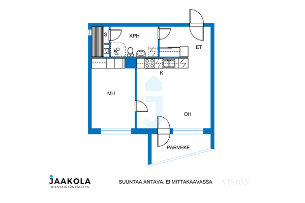 Vuokra-asunto Rovaniemi  Kaksio