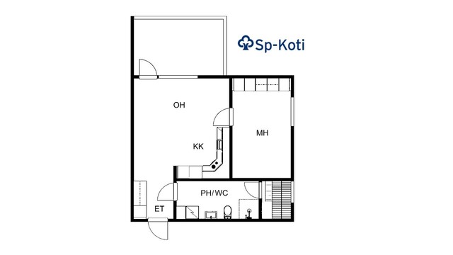 Vuokra-asunto Seinäjoki Keskusta Kaksio