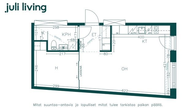 Vuokra-asunto Tampere Tesoma Kaksio