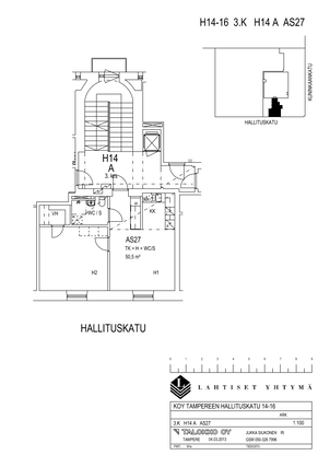 Vuokra-asunto Tampere Keskusta Kaksio