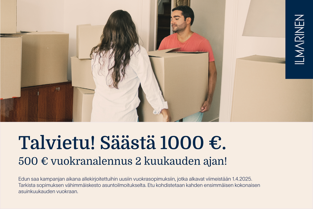 Rental Helsinki Vuosaari 2 rooms Kallvikintie 93