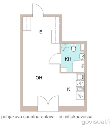 Vuokra-asunto Järvenpää Pajala Yksiö Valoisa yksiö Järvenpään Pajalasta!