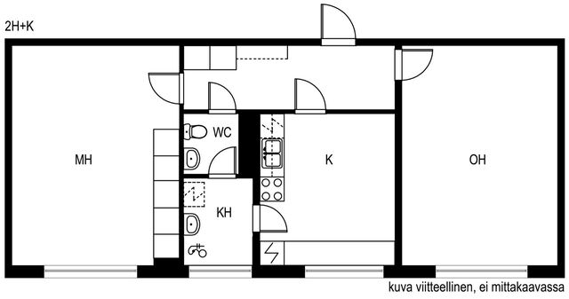 Vuokra-asunto Joensuu Penttilä Kaksio Kampanja